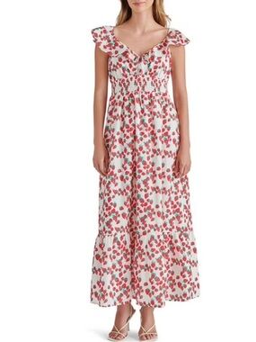 Betsy Johnson (small) berry maxi dress